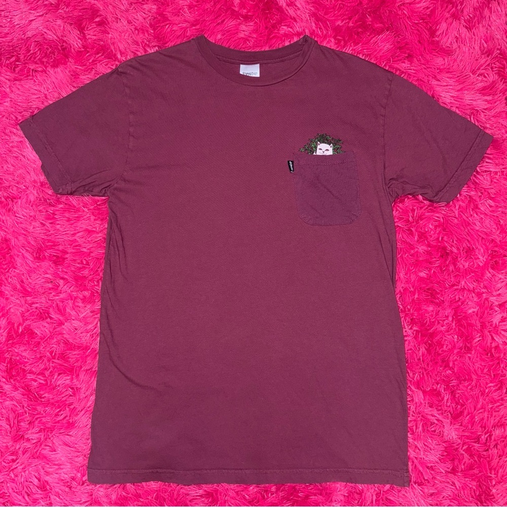 maroon ripndip high lord nermal tshirt